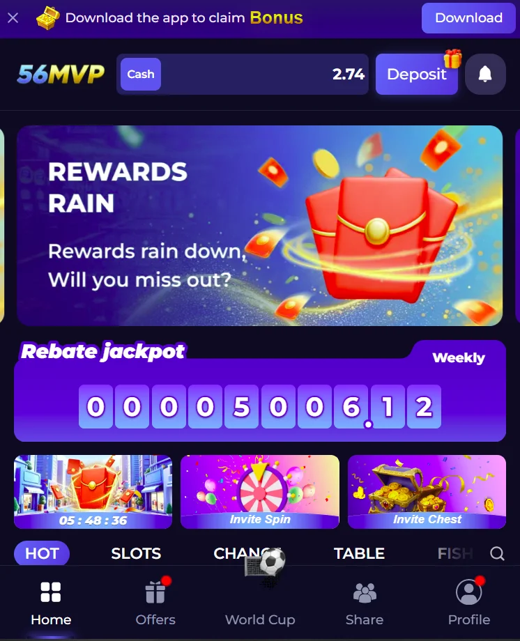 56MVP game App