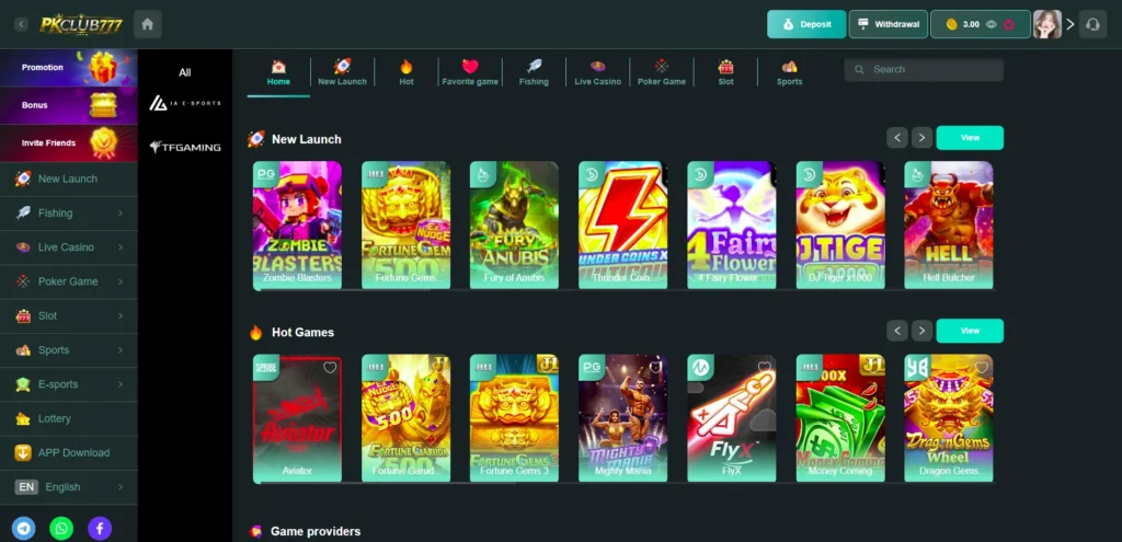 PKCLUB777 Game Download